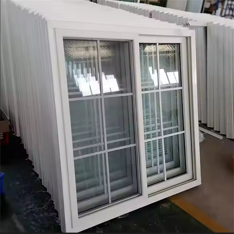 Custom Horizontal Slider Double Glazed Glass Vertical UPVC Sliding Windows
