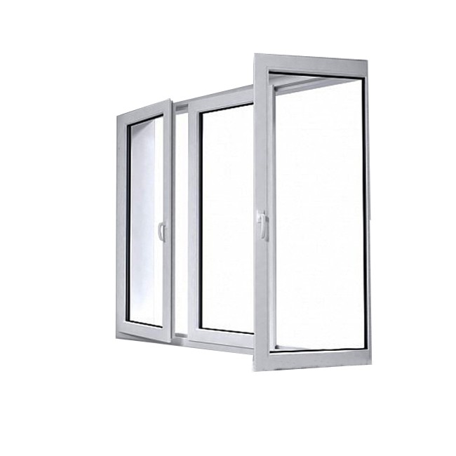 Modern Home Security Hurricane Impact Double Glazed UPVC Windows Horizontal Opening PVC Window Glass with Plastic Profile