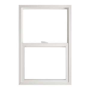 Simple Design PVC Double Hung Window UPVC Vinyl Insulated Residential House Double Glazed Windows