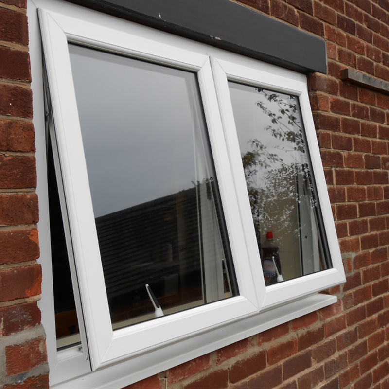 High Quality Customized PVC Windows for House Low Price Slding UPVC Windows Fixed PVC Profile Tilt &amp; Turn Windows