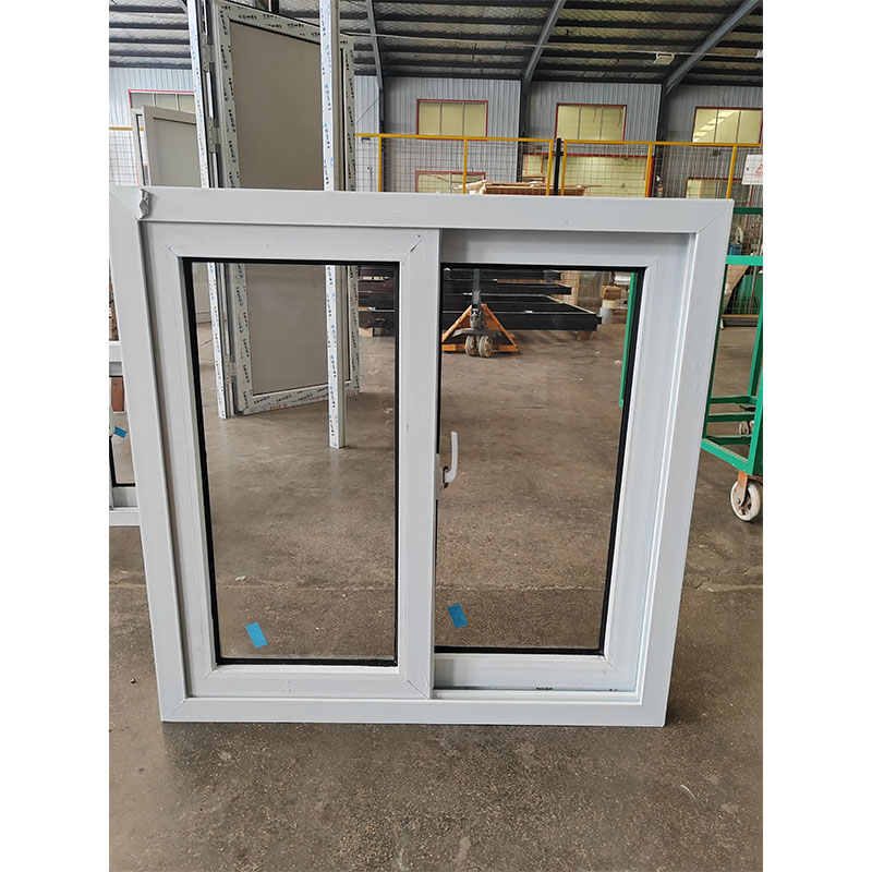 CHANGYI Customized Anti-Theft Horizontal UPVC Sliding Kitchen Window Modern Double Pane Tempered Glass