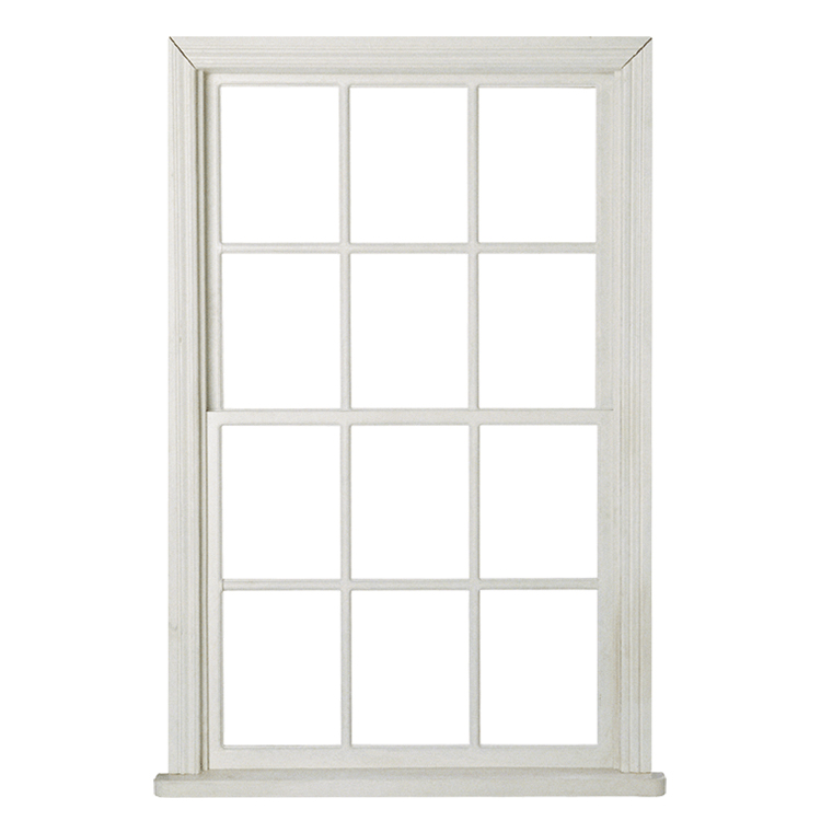 NUOXIN Best UPVC Double Hung Swing Open Double Glass Window