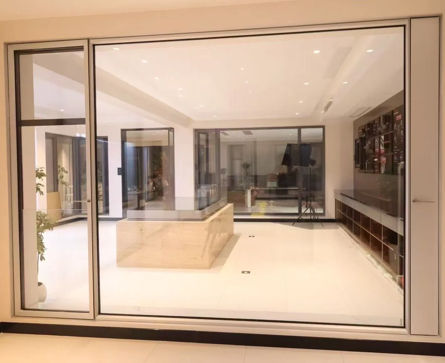 New Construction Professional Project Support Aluminum Folding PVC UPVC Profile Metal Glass Aluminum Casement Sliding Casement Window and Door
