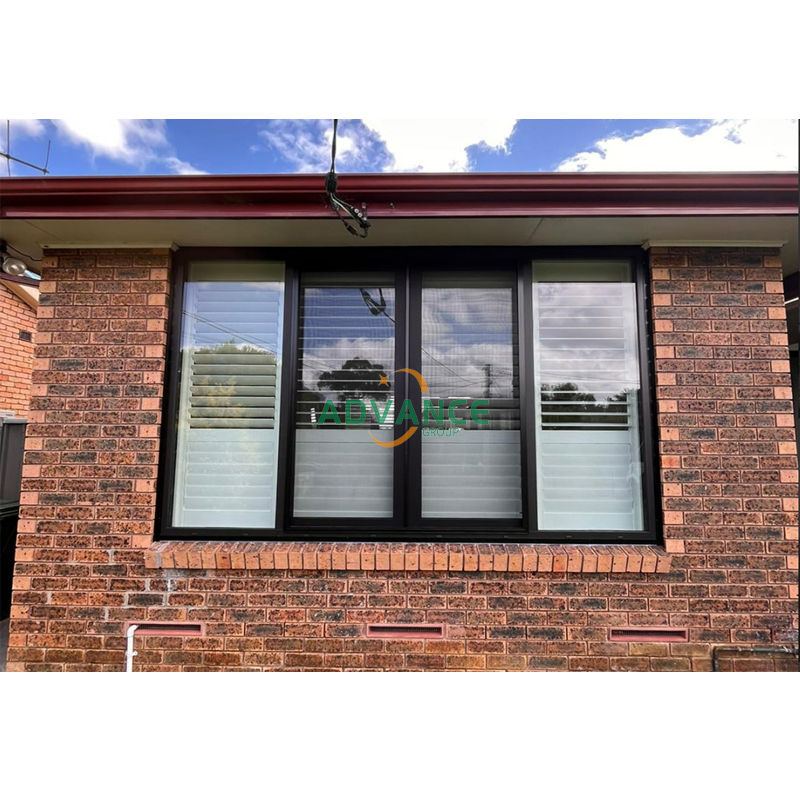 2 Panel Insulated Pvc Upvc Plastic Sound Proof Glass Casement windows