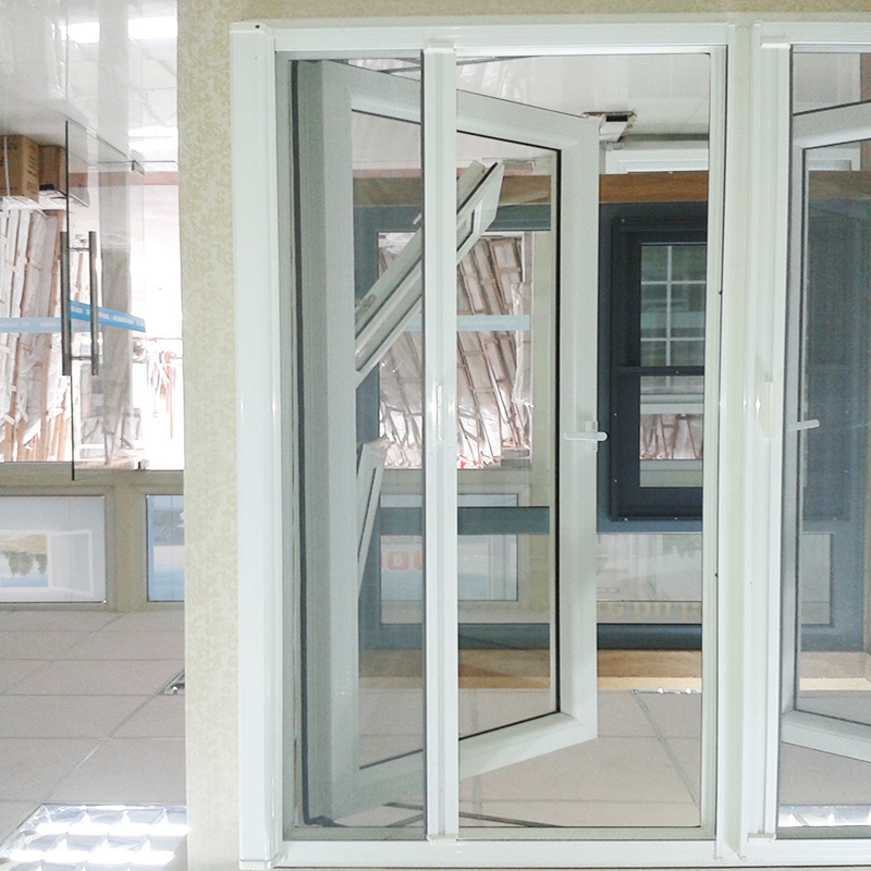 Supplier ODM/OEM Wholesale Modern Kitchen French PVC Louver Window Soundproof Energy Star Qualified Swing Casement Window