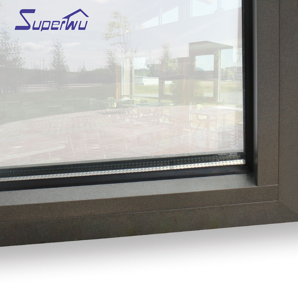 Picture Window New Design Aluminum French Fixed Window Hurricane Impact windows