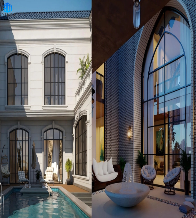 Minimal External Sash Residential Awning windows for Building Project