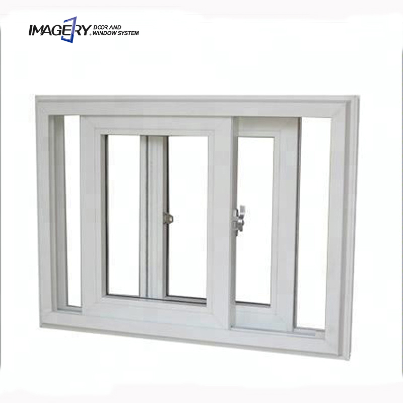 Home Security Hurricane Impact Proof House Double Glazed Pvc Upvc windows and Doors Frame Glass Plastic Upvc Pvc Sliding Window
