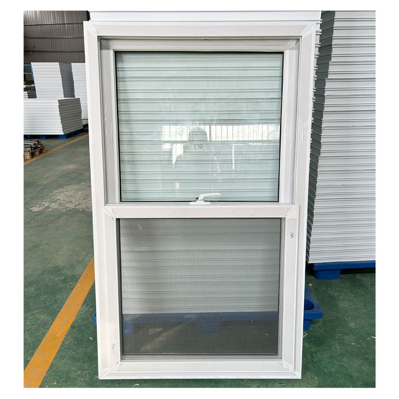 North American Vinyl Sliding Pvc windows in Vertical Upvc Single Hung Double Hung windows