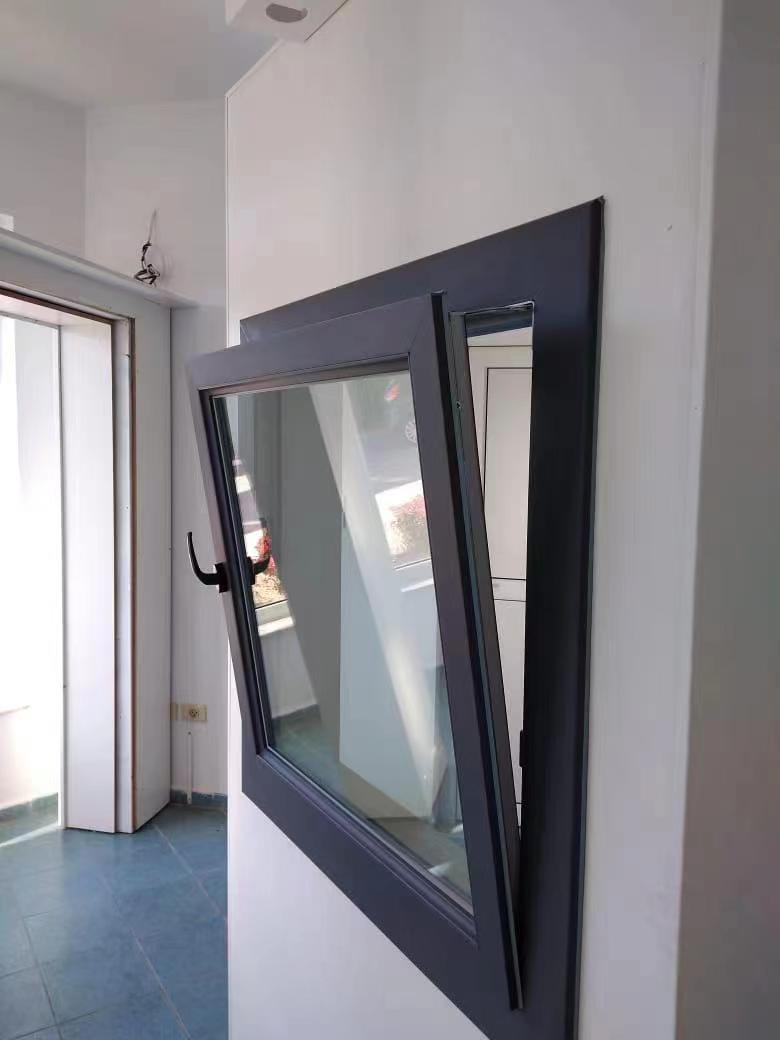 Professional Manufacturer Customized High Quality PVC/UPVC Tilt and Turn Windows Double Glazed Casement Window Home Security