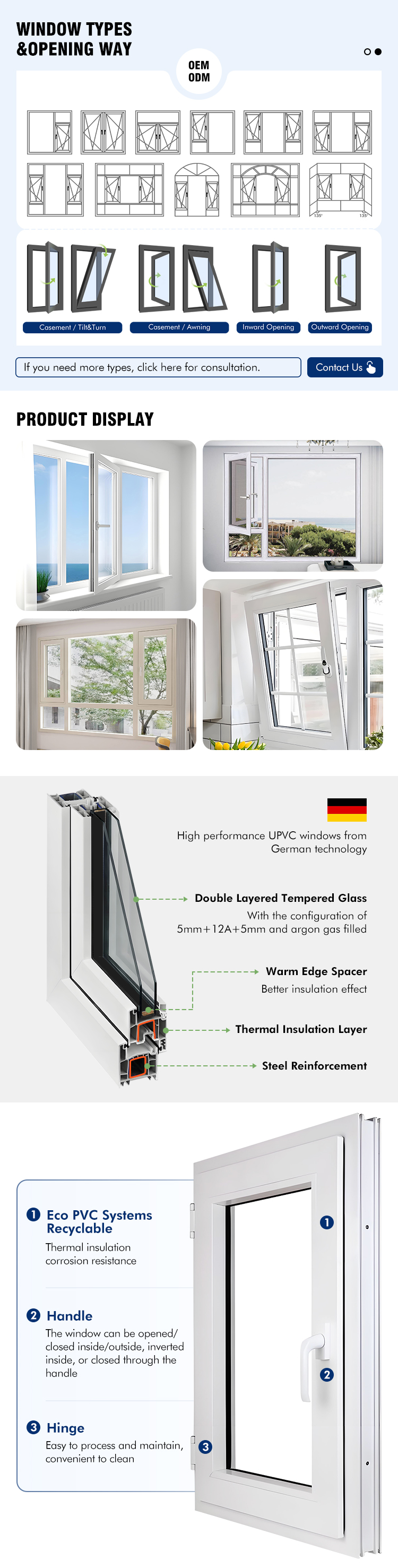 PVC Casement Window Detail 2