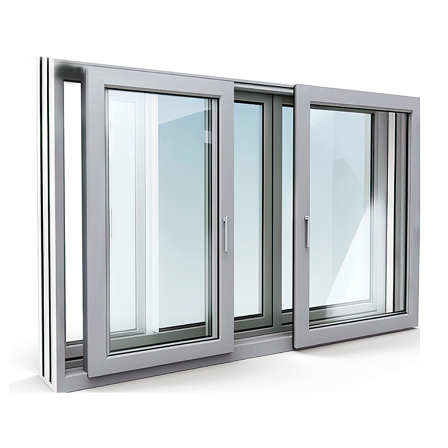 Hot Sale American Style PVC Vinyl Sliding Window Double Hung Window Energy Efficient UPVC Window for Residential Building