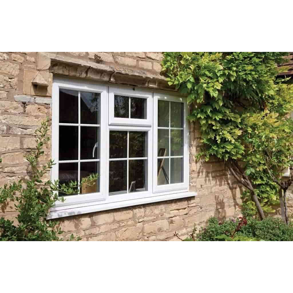 Soundproof PVC Insulated Triple Glass French Double Glaze Low E Plastic Sliding Modern Upvc Casement Windows for Hotel Use