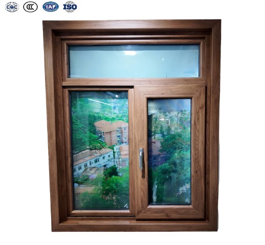 Modern Weatherproof UPVC Swing Casement Window Double Glazing Soundproof High Security For Exterior House Hotel Construction