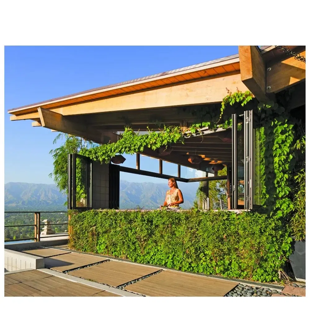 Balcony Australia Aluminum Double Glazing Bifold Window Windproof UPVC Accordion Folding Windows Designs for Kitchen
