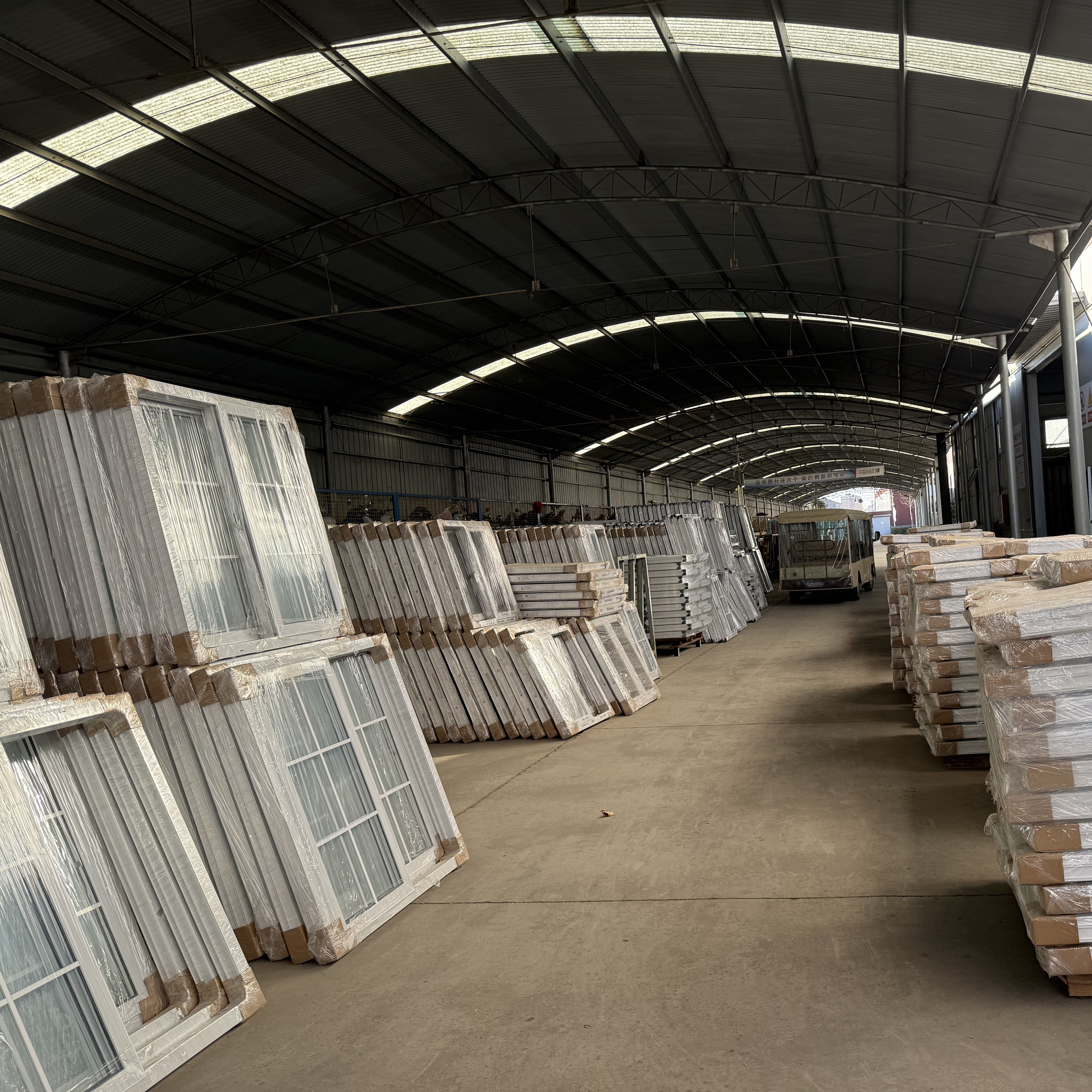 Soundproof, Windproof, and Hurricane-resistant PVC Glass windows for Offices, Vinyl Single/double Glazing, Sliding PVC windows