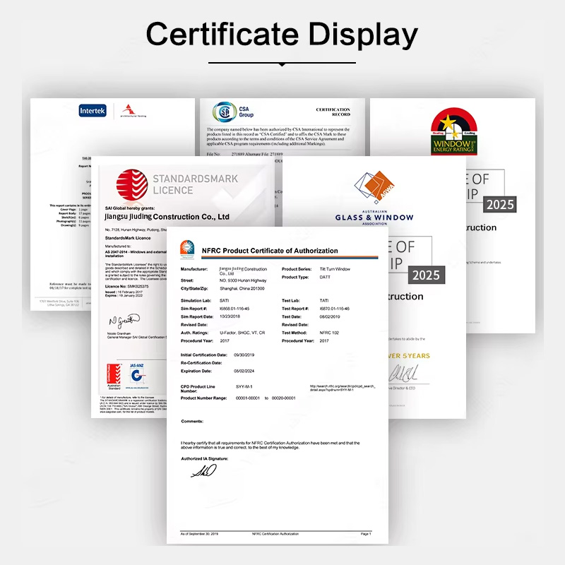 Certificates