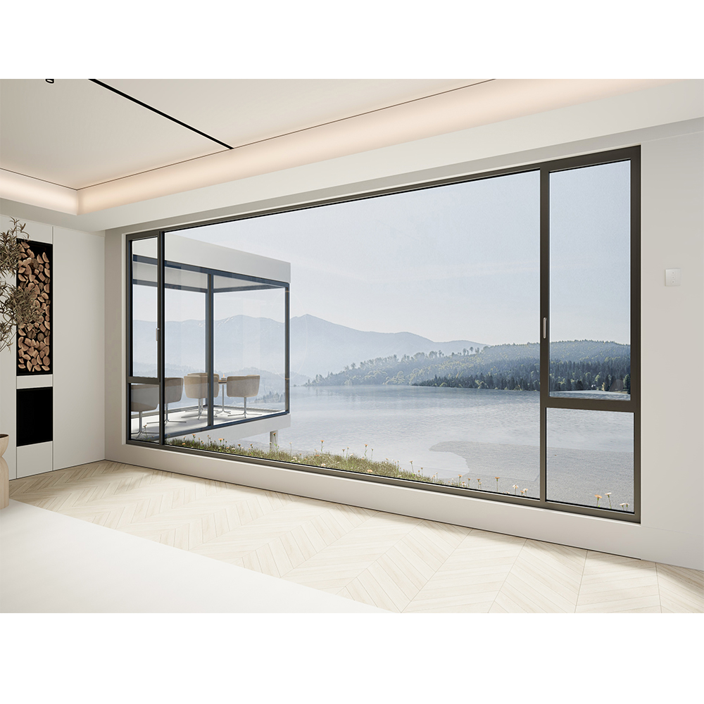 Fuson Double Glazed European Standard Self -Built House Outdoor Passive Casement Window Sash System Self-Regulating Window