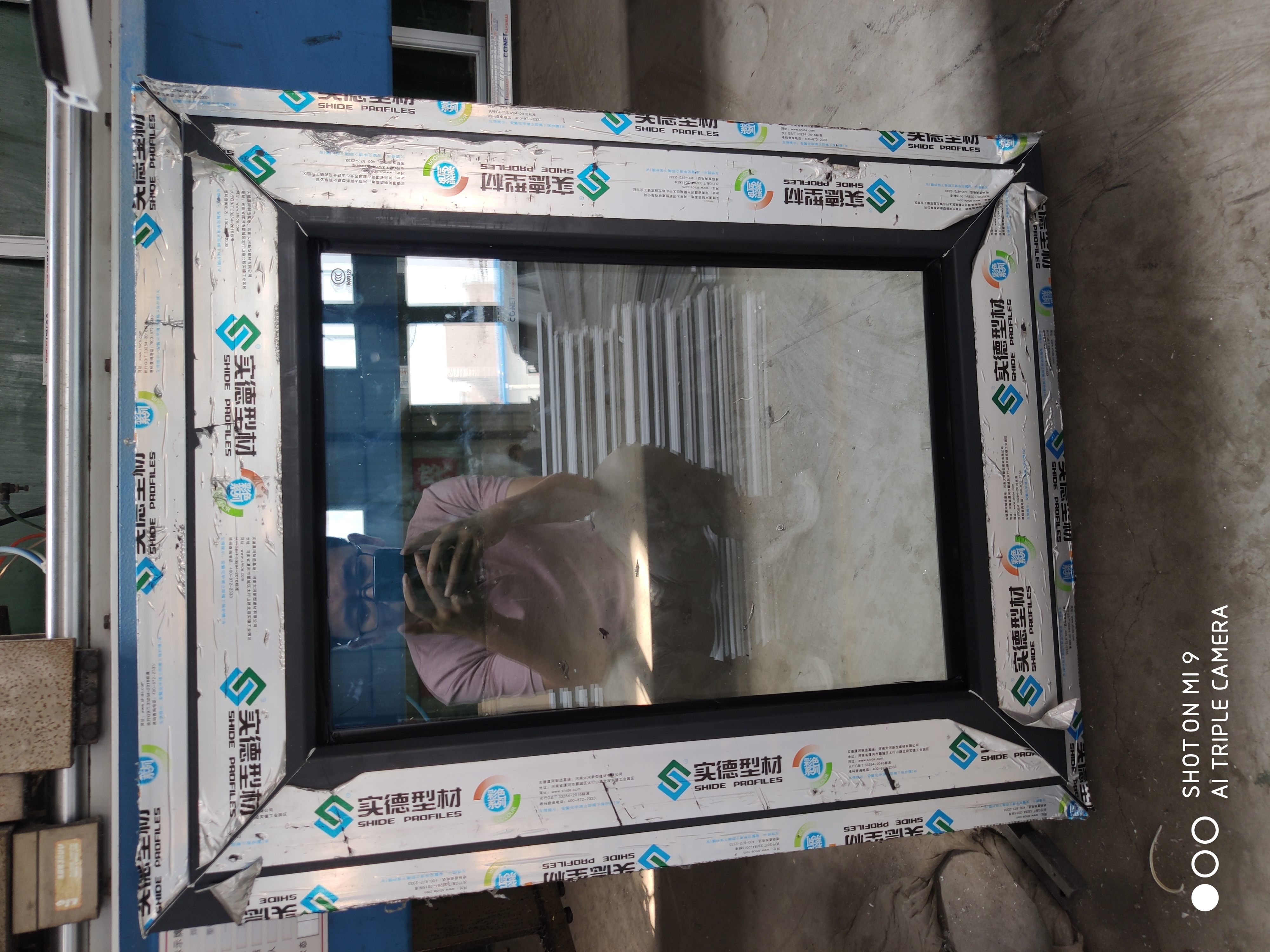 Modern UPVC Casement Window with Double Glazed Tempered Glass Soundproof &amp; Thermal Insulation Swing Opening for House Villa