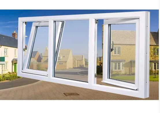 UPVC/PVC Windows, Fixed Window with Dtempered Glass Design