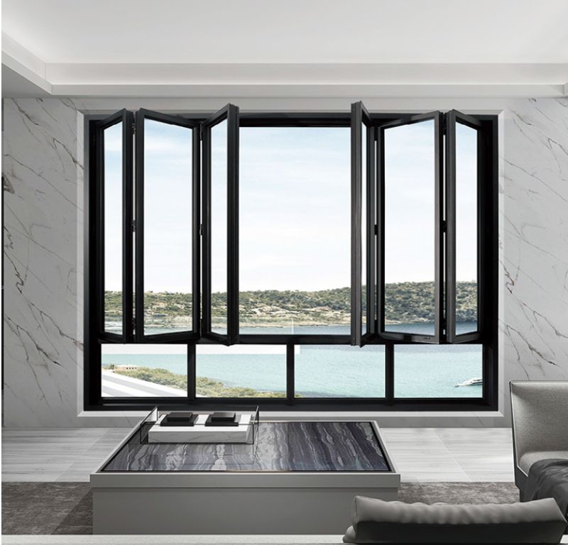 Sliding Casement Double Hung Single Curtain Wall Pvc Doors Folding Awning Louvers Arch Round Doors and windows Companies