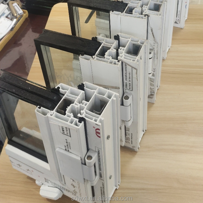 Hurricane Impact Modern Chinese Manufacturer Conch UPVC Profile Sliding Plastic Windows