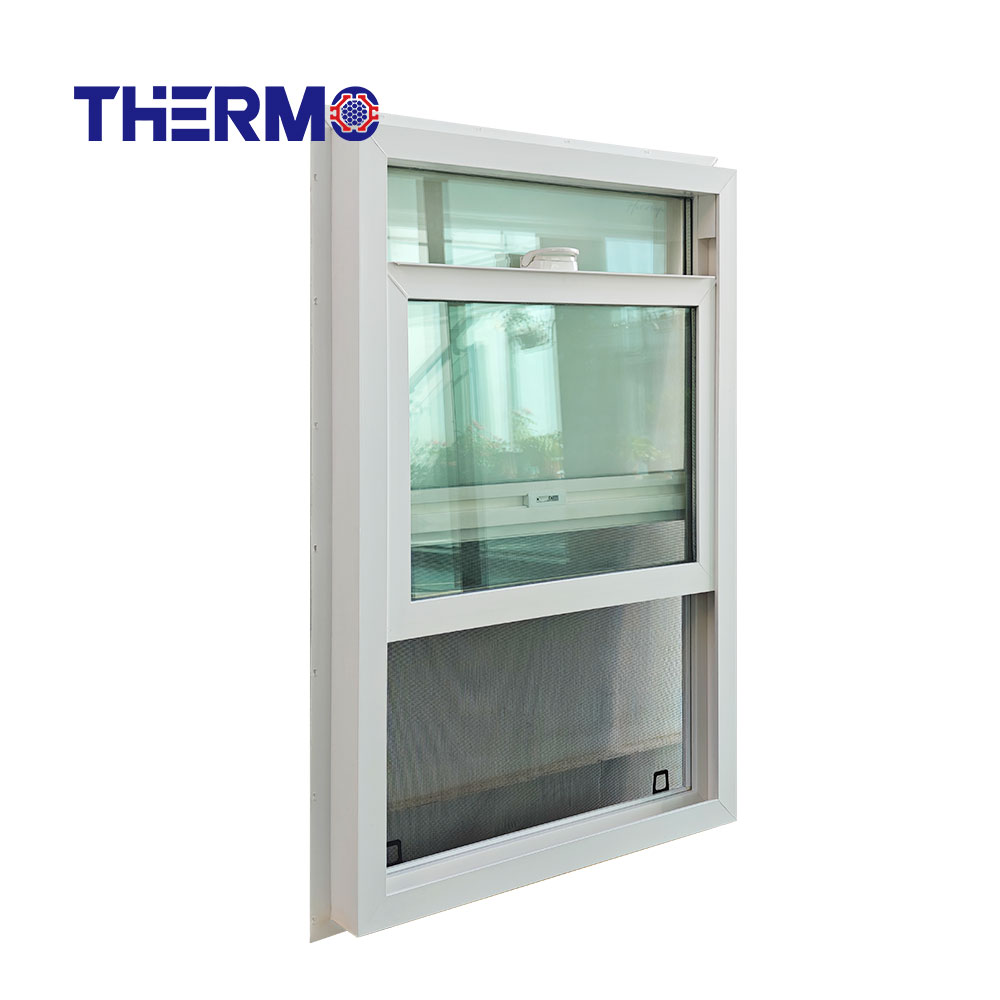 Superwu UPVC Window Double Hung Window Supplier PVC Window Vinyle Popular Design Custom For Building High Quality Hardware