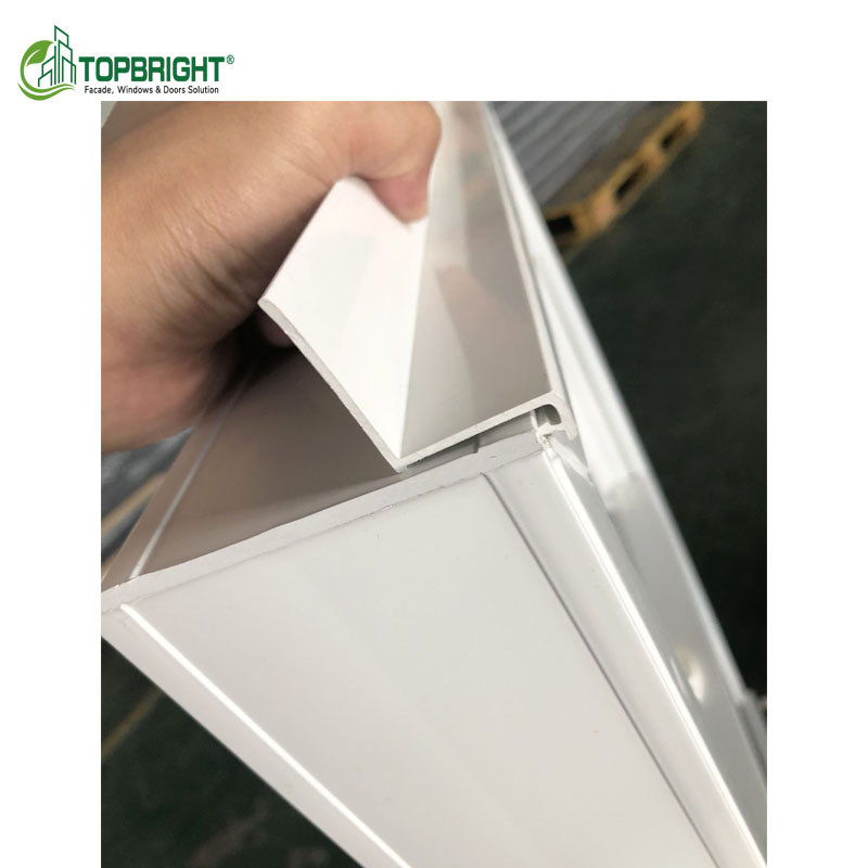 Residential PVC UPVC Window Glass Coastal Wind Resistance Balconies Double Glazed Single Hung Windows