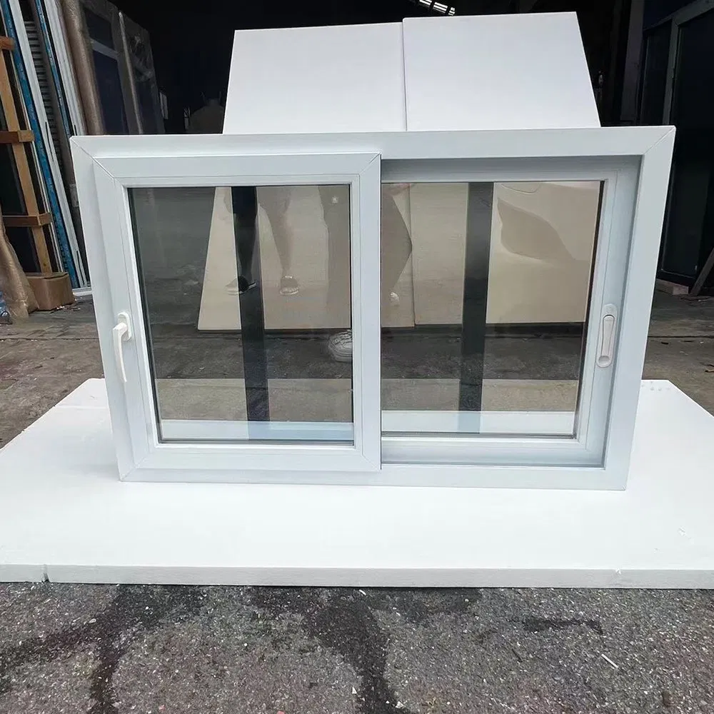 OEM Soundproof UPVC Smooth Glass Sliding Windows for Residential and Commercial