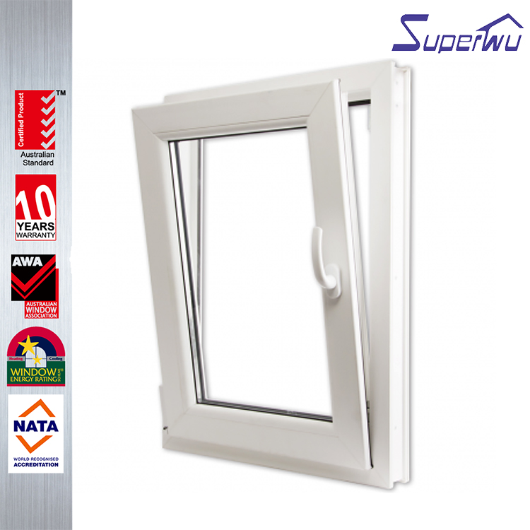 American Style PVC Tilt And Turn China Factory Price High Quality Soundproof Upvc Tilt N Turn windows
