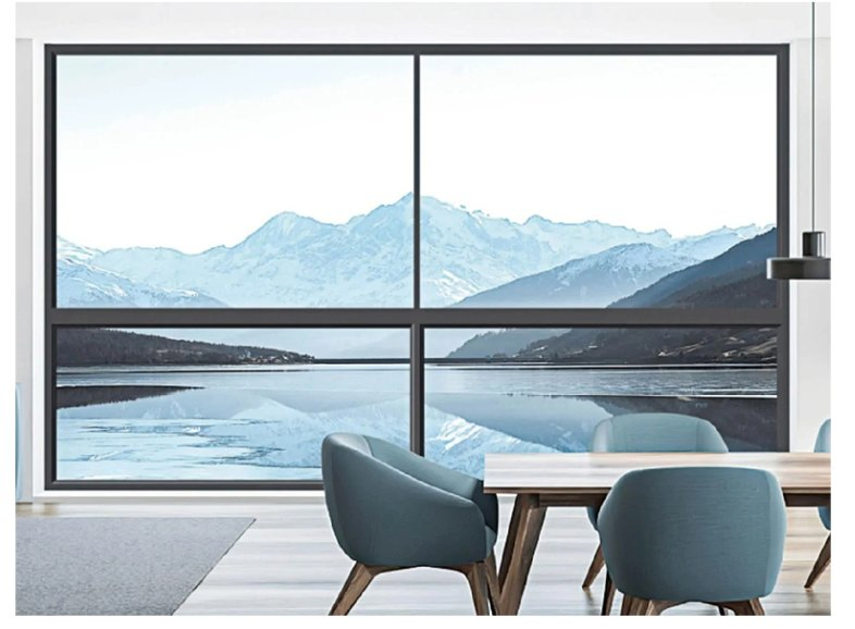 Residential Office Panoramic Floor-to-Ceiling Double Sliding with Insulated Advanced UPVC Window and Aluminium Window