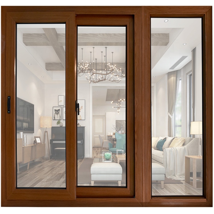 Customized U-PVC Double Glaze French Casement PVC Window French Home Hotel Windows Sound Proof School Window