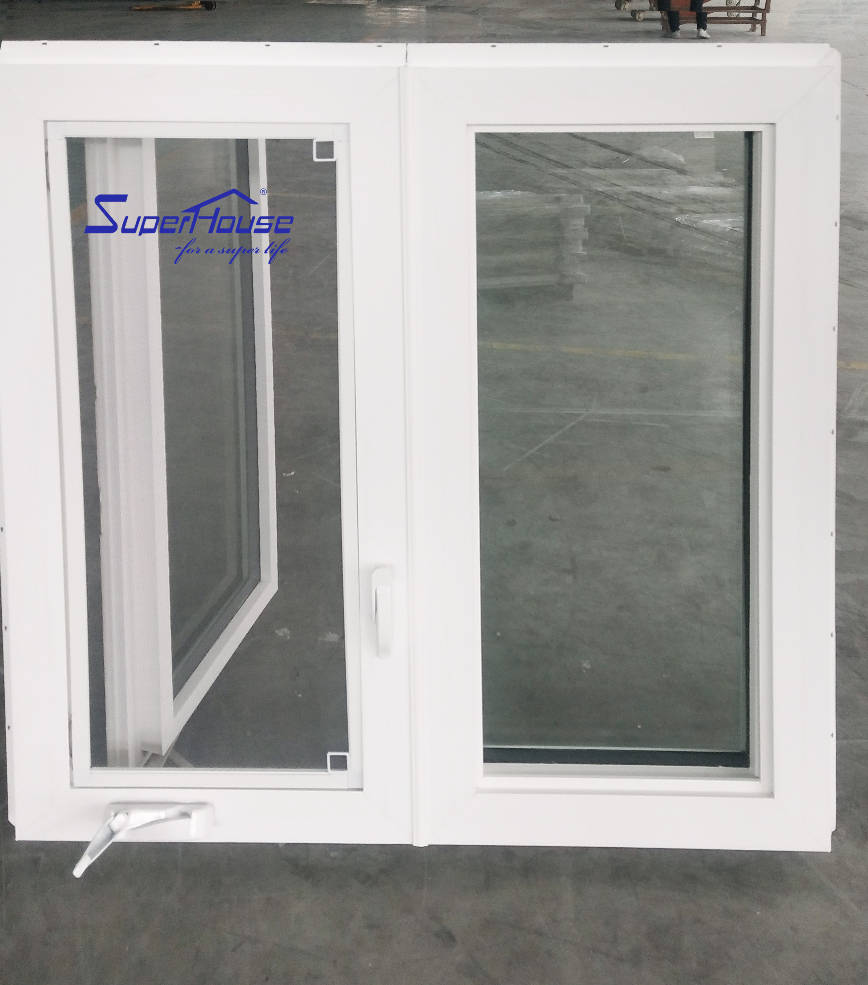 Superhouse High Quality Multiple Chamber UPVC Windows and Doors for Villas with Cheap Price