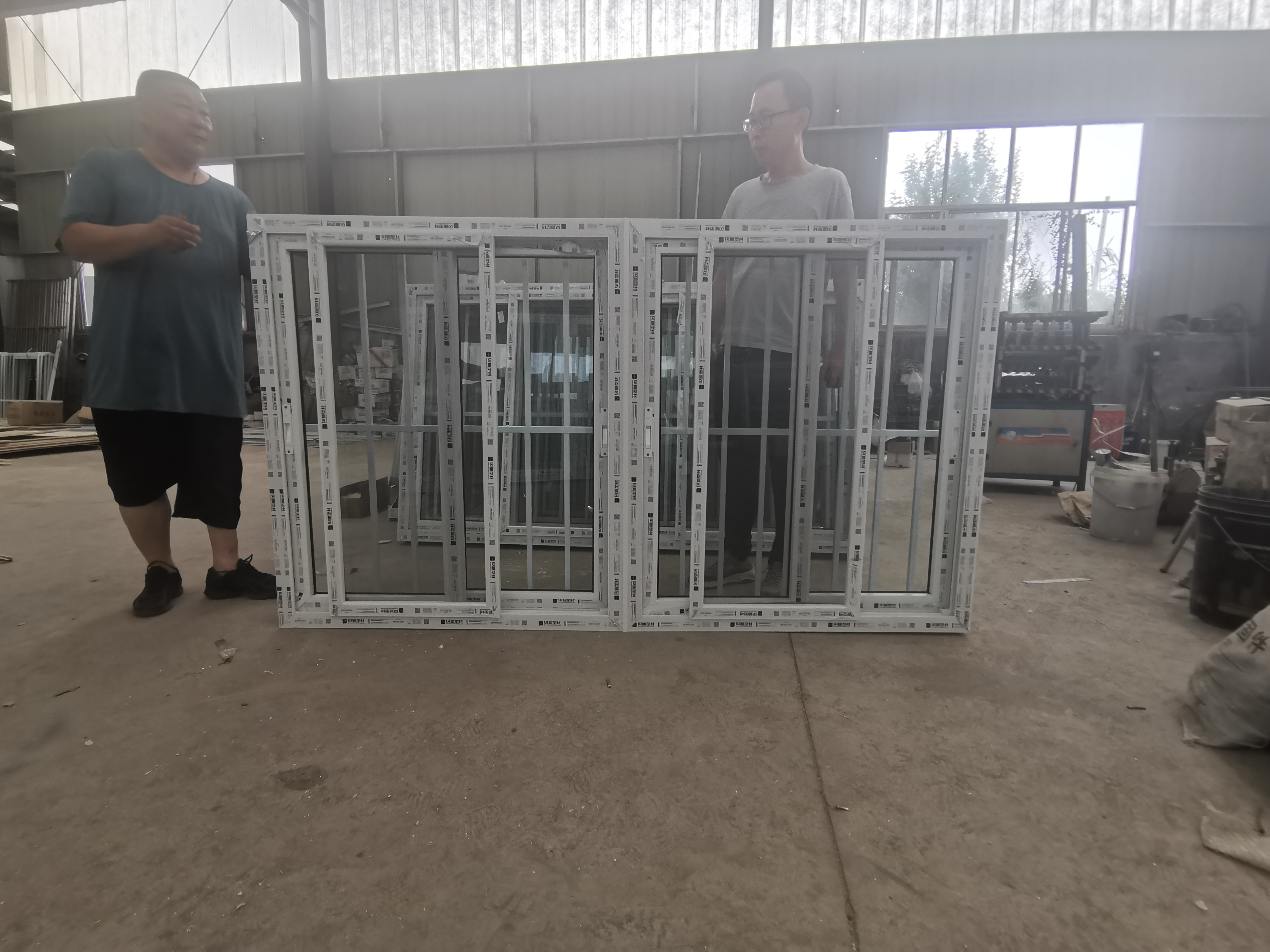 Factory Direct Price UPVC Latest Burglar Bars Security Window Design UPVC Double Glazed Sliding windows