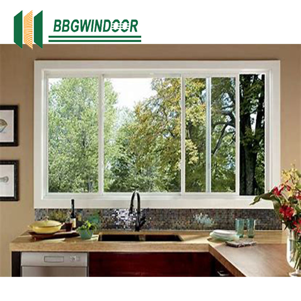 Lukliving Drawing Hurricane Impact Design U Pvc Sound Burglar Water Storm Proof House Sliding Window Design
