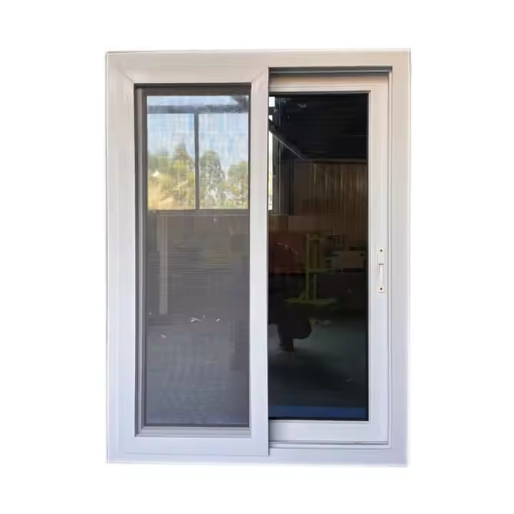 Double Glazed Exterior Balcony Kitchen Low-E Glass UPVC/PVC/Vinyl Folding Window for House