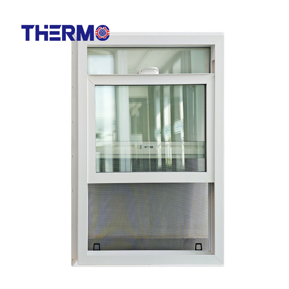 Superwu UPVC Window Double Hung Window Supplier PVC Window Vinyle Popular Design Custom For Building High Quality Hardware