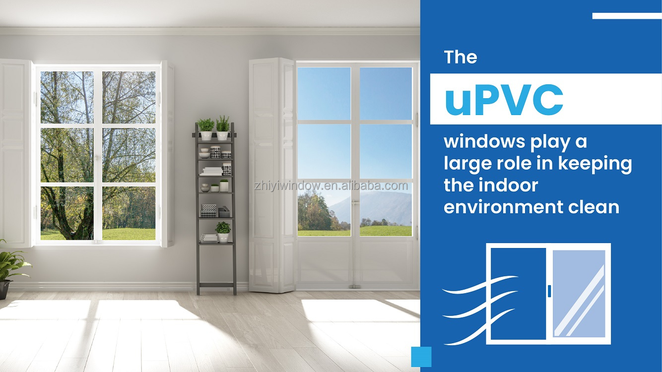 PVC casement window