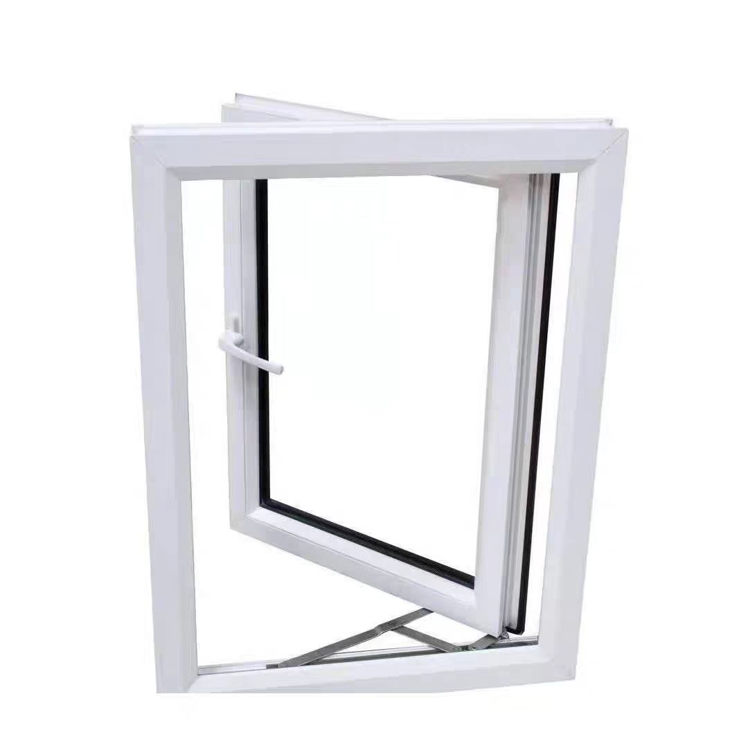 High Quality Modern UPVC PVC Casement Window Energy Efficient Soundproof Custom Size for Bedroom Kitchen Residential Commercial