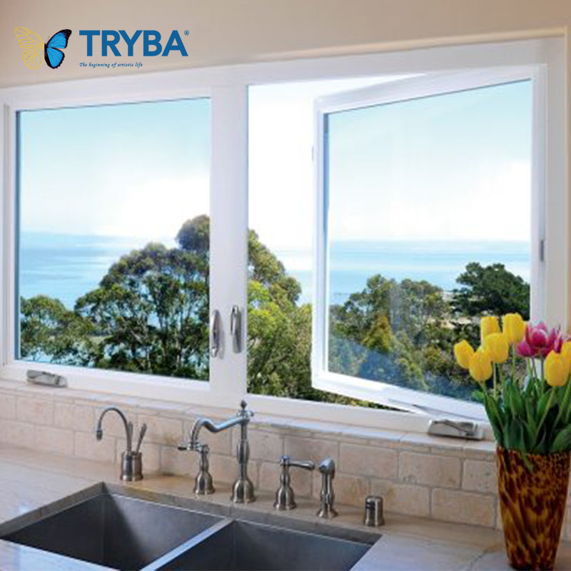 Good Quality Waterproof Energy Efficient Upvc Windows Casement Windows