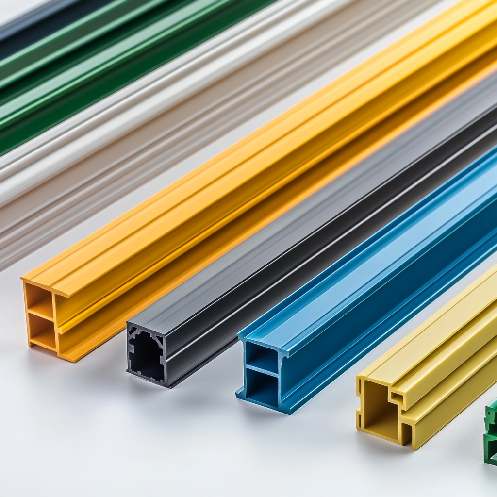Customized Modern PVC Profiles UPVC Casement Windows and Doors Frames for Building and Hospital Use Eco-Friendly &amp; Durable