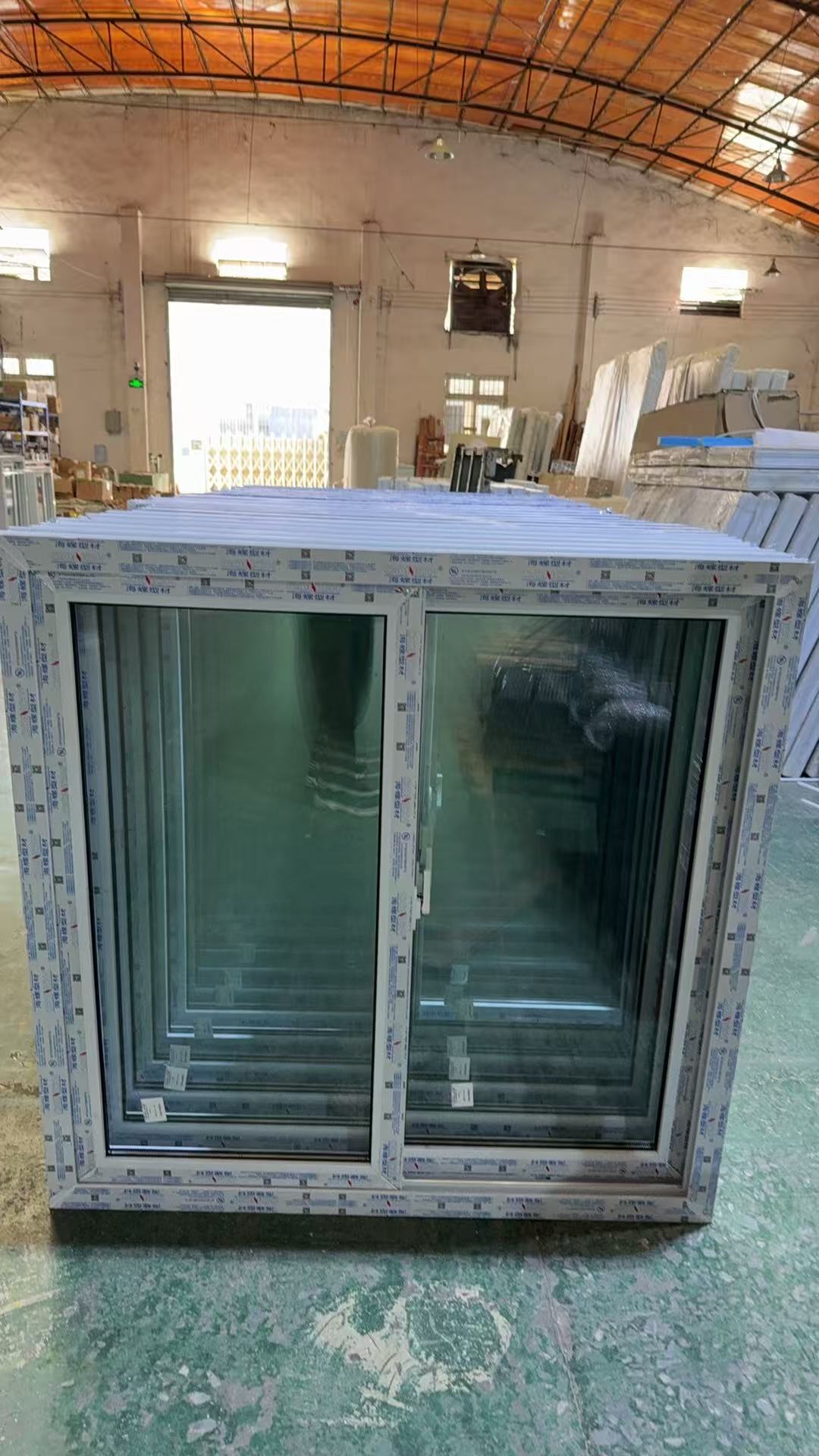 Cheap Price White UPVC Sliding Window PVC Profile Glass Window Manufacturer for Commercial Building and Apartment Project