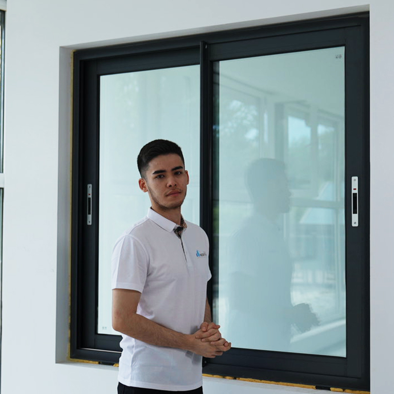 Factory Sale Upvc/pvc Windows Plastic Double Glazed Pvc Sliding Glass Window for Sales