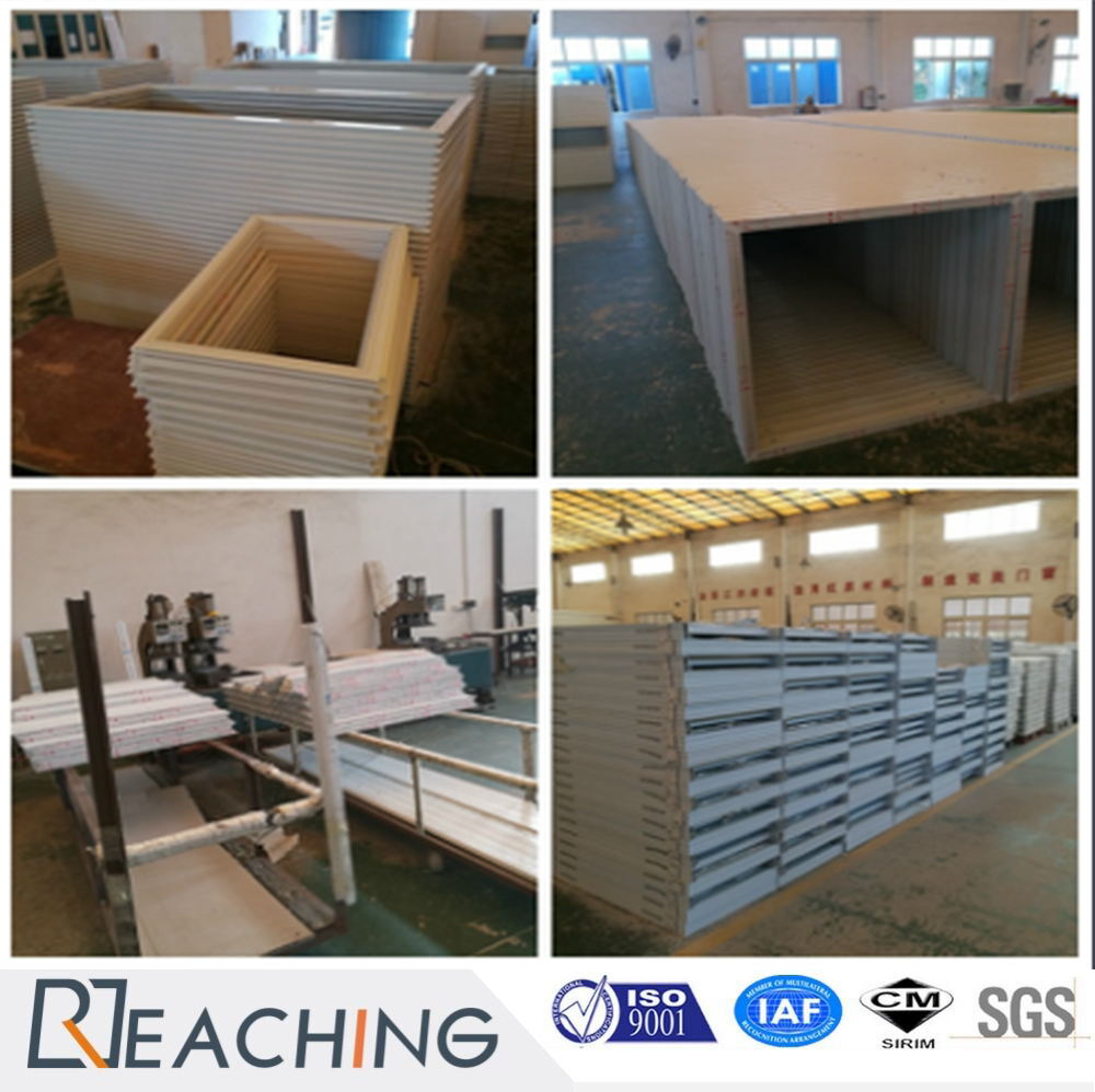 Conch Brand UPVC Fixed Windows White Frame with Steel Reinforcemen Inside