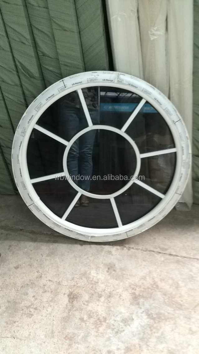 Special Shape Pvc/upvc White Octagon/round Casement/fixed windows