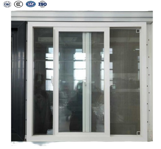 High Security UPVC Casement Window Waterproof Double Glazing Glass for Residential Hotel Project