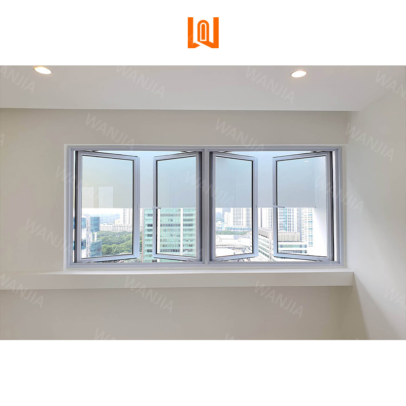 Residential Commercial Custom Replacement Plastic Frame PVC UPVC Casement French Windows
