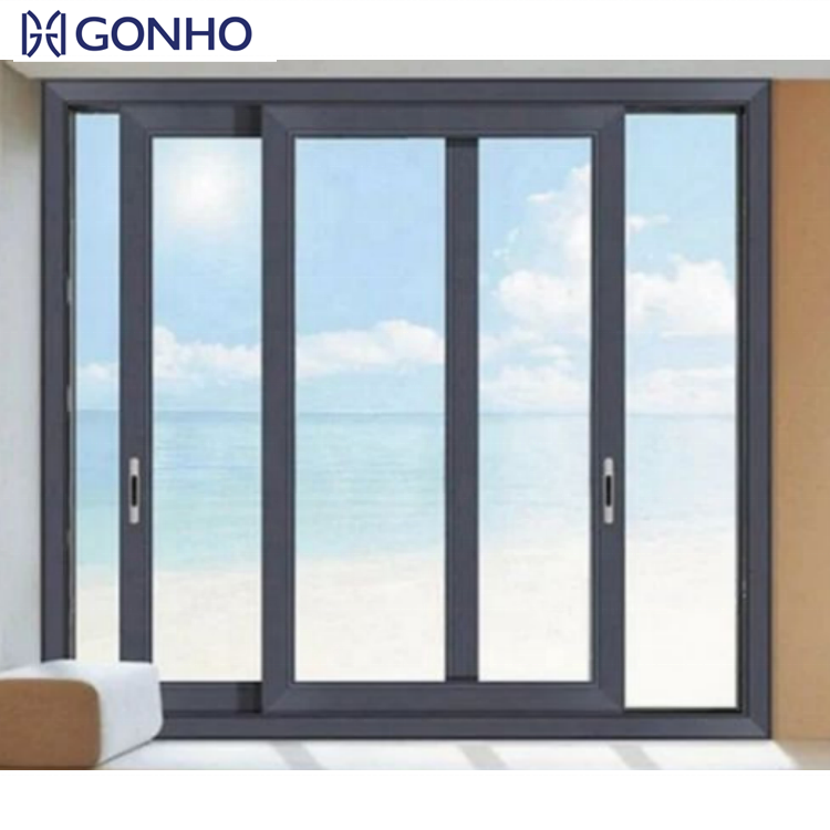 Australian Standard AS2047 Certificate Aluminum Slide Windows Heat Insulation Effect Aluminum Sliding Window Door And Window