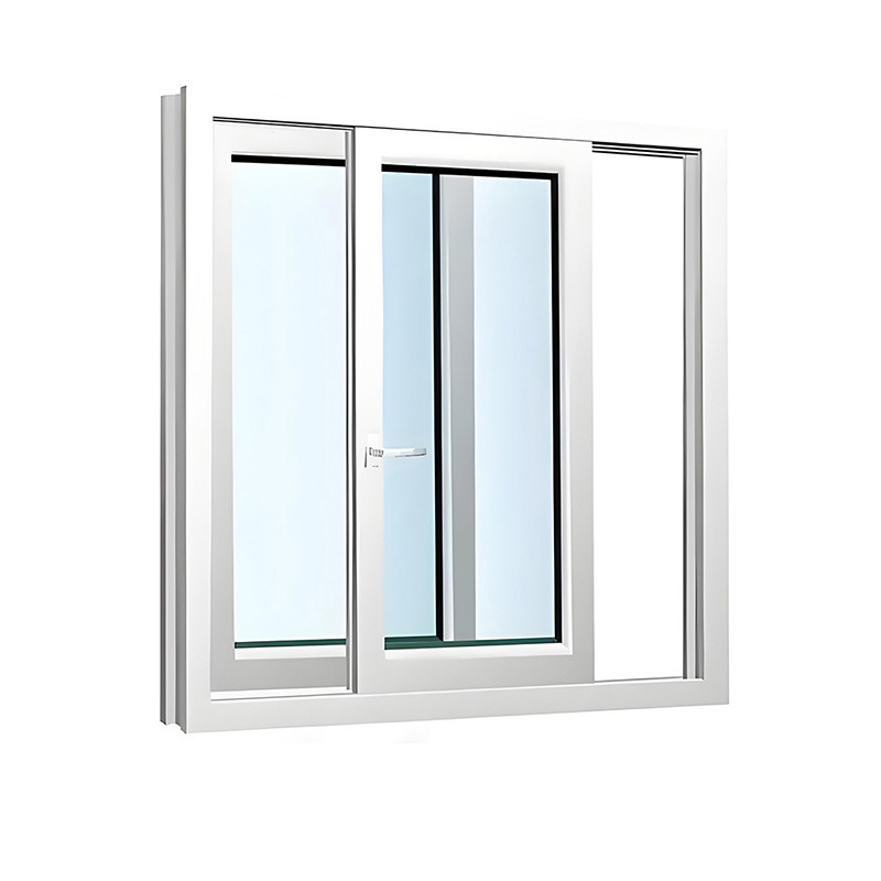 Cost Effective UPVC Window with Low Maintenance Sliding Louver Curtain Easy Cleaning Tilt Turn Function and Mosquito Net