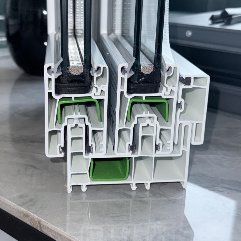 Manufacturer Top Performance UPVC Casement Windows with Thermal Insulation and and Soundproof Glass for House
